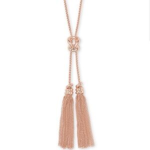 KENDRA SCOTT  Presleigh Lariat in Rose Gold Necklace